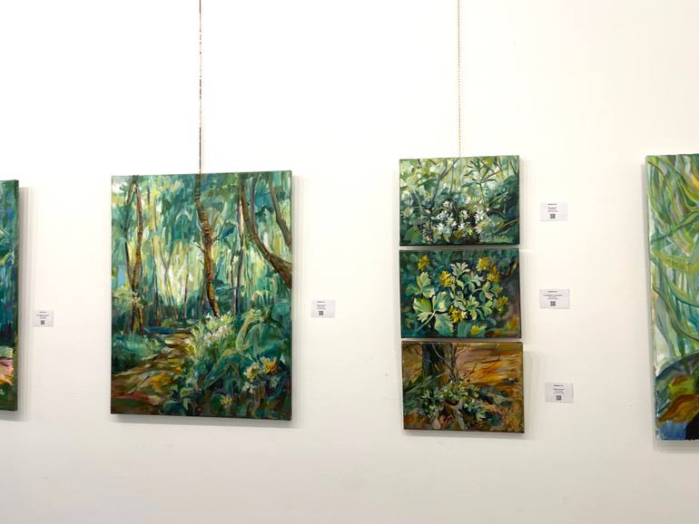 Original Impressionism Botanic Painting by Momalyu Liubov Kriuchkova