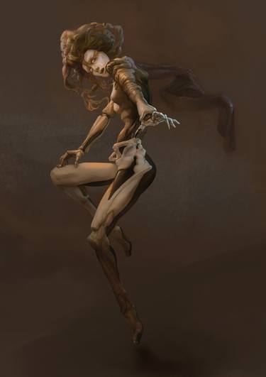 Print of Body Digital by Sergey Zoschenko