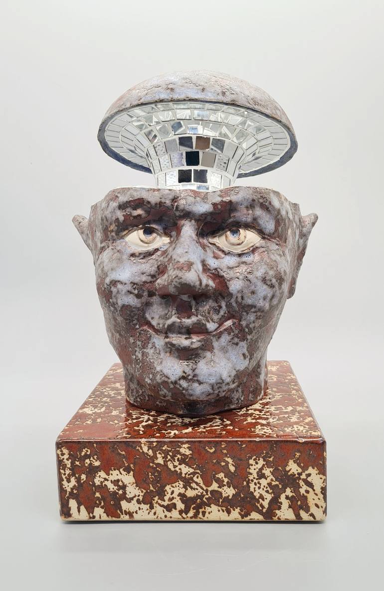 Original Contemporary Portrait Sculpture by Valdas Kurklietis