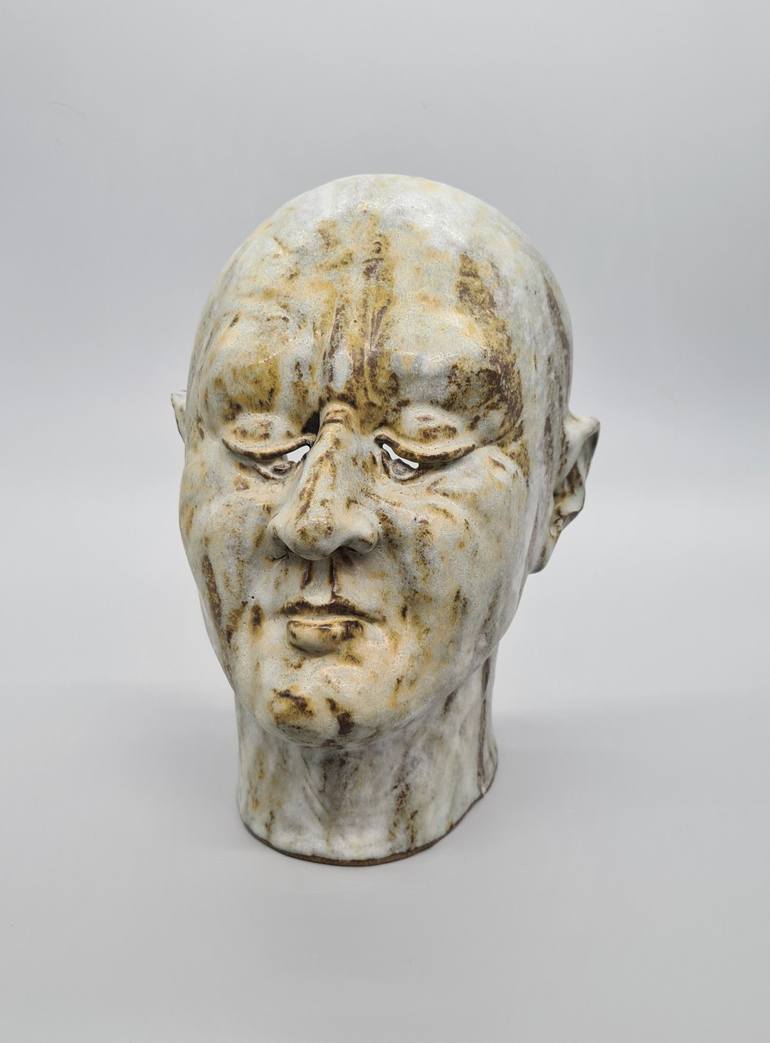 Original Figurative Portrait Sculpture by Valdas Kurklietis