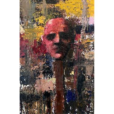 Original Abstract Expressionism Men Paintings by Brad Miller
