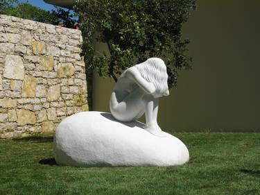 Original Abstract Nude Sculpture by Jose Eduardo