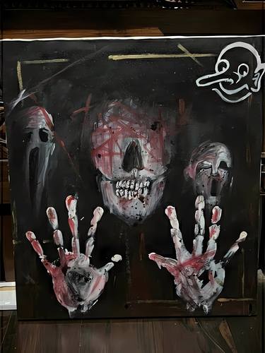 Original Abstract Expressionism Abstract Painting by Kevin Setiawan