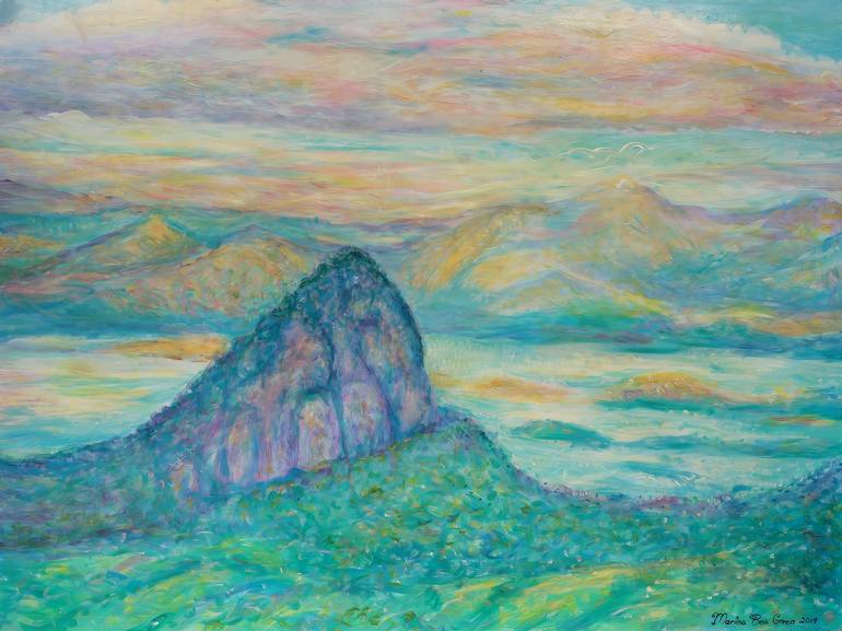 Original Impressionism Landscape Painting by Marina Green