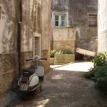Still Life with an Old Scooter by Stepan Kafka