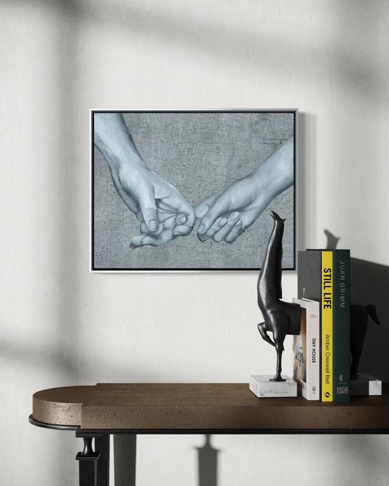 Original Black & White Body Painting by Margarita Stepanova