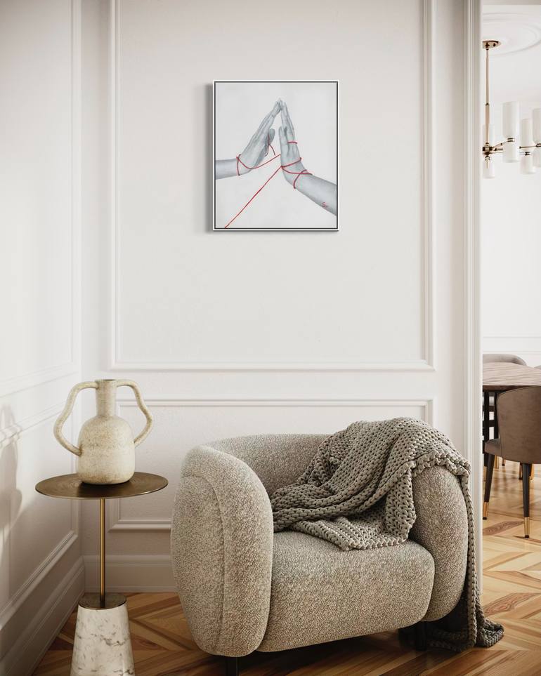 Original Black & White Body Painting by Margarita Stepanova