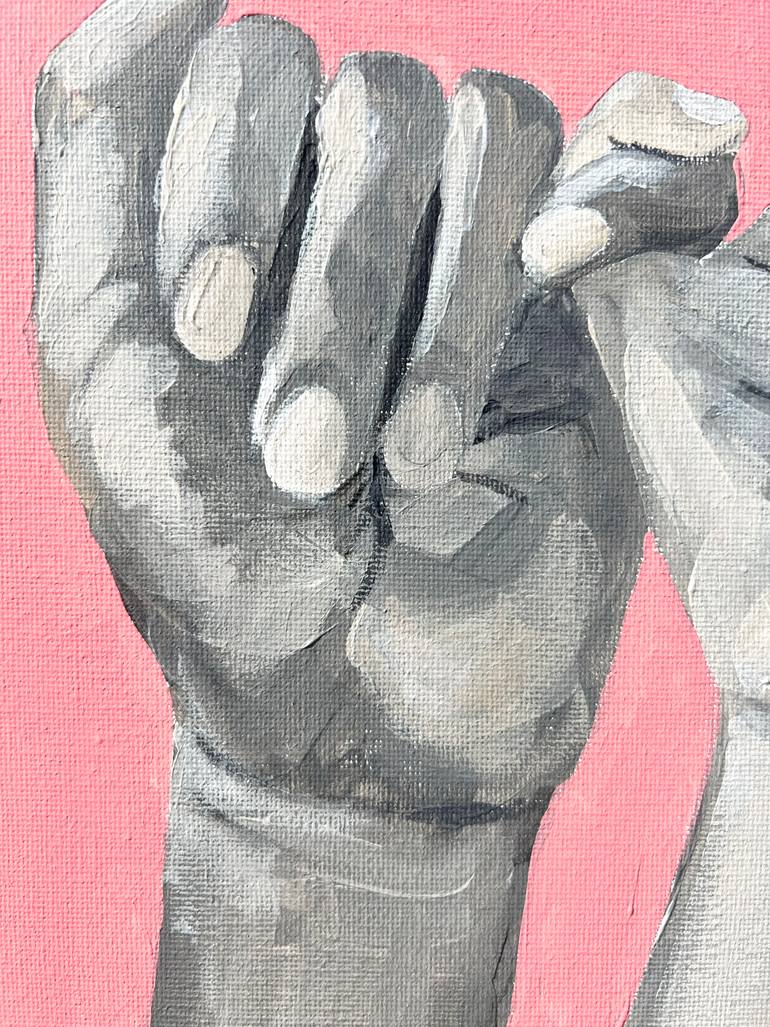 Original Black & White Body Painting by Margarita Stepanova