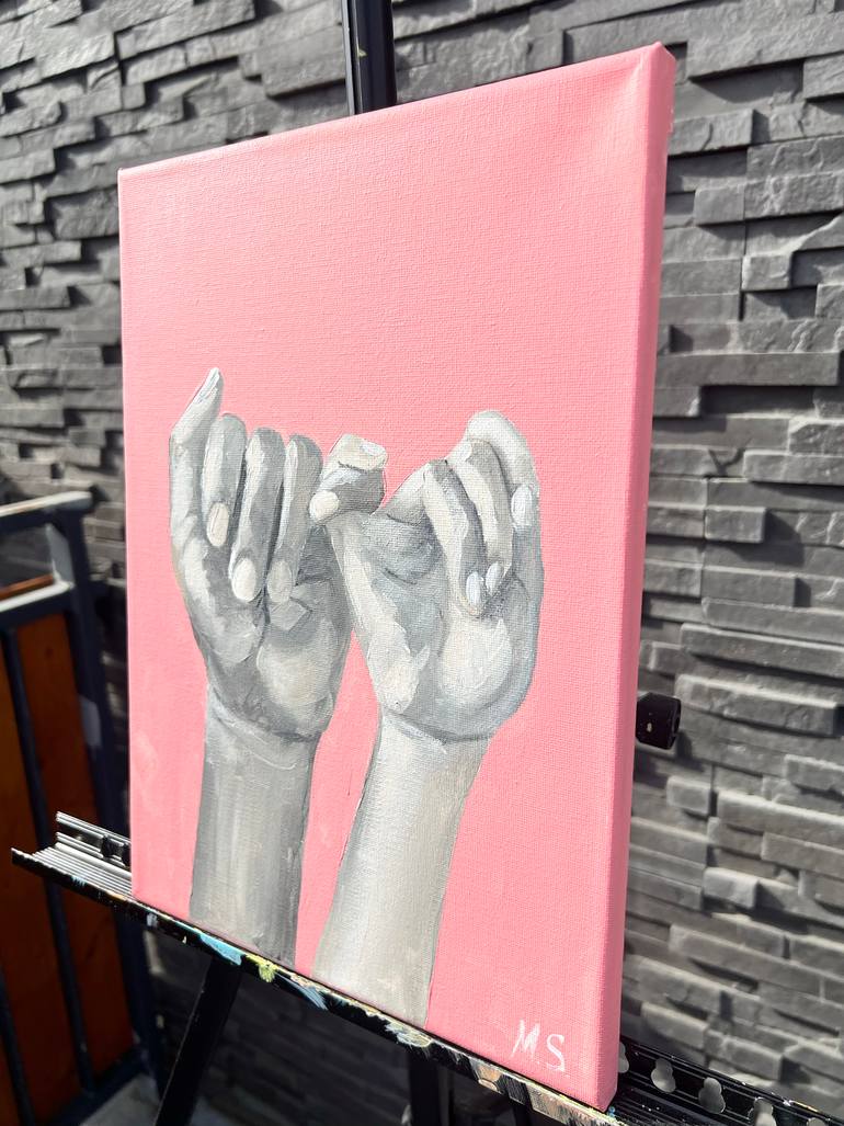 Original Black & White Body Painting by Margarita Stepanova