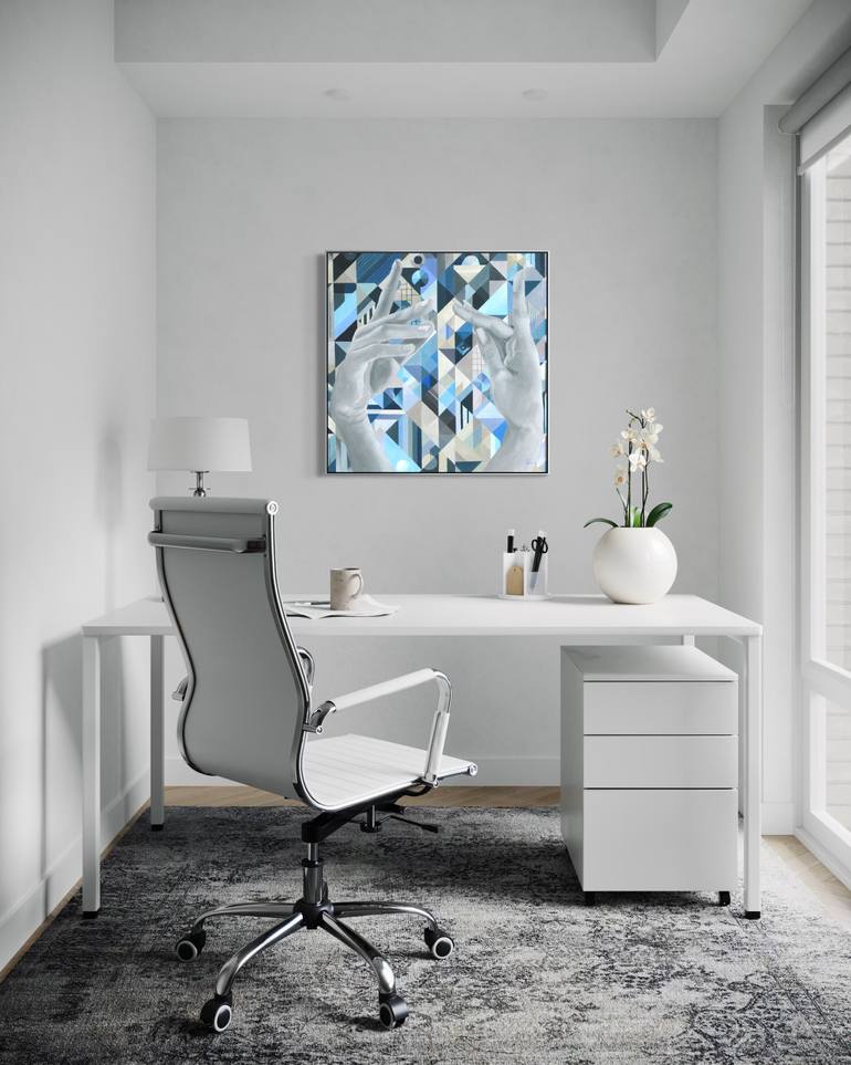 Original Algorithmic Body Painting by Margarita Stepanova