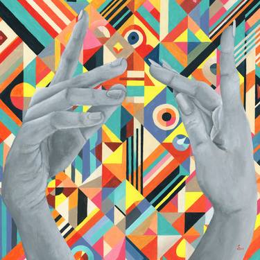 Print of Algorithmic Body Paintings by Margarita Stepanova
