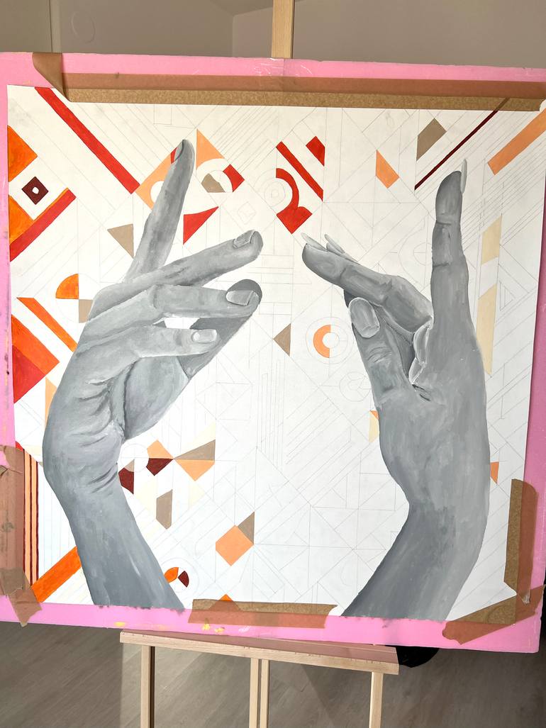 Original Algorithmic Body Painting by Margarita Stepanova