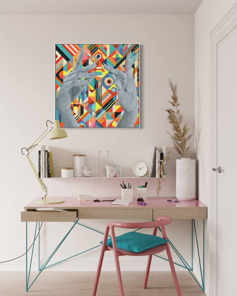 Original Algorithmic Body Painting by Margarita Stepanova