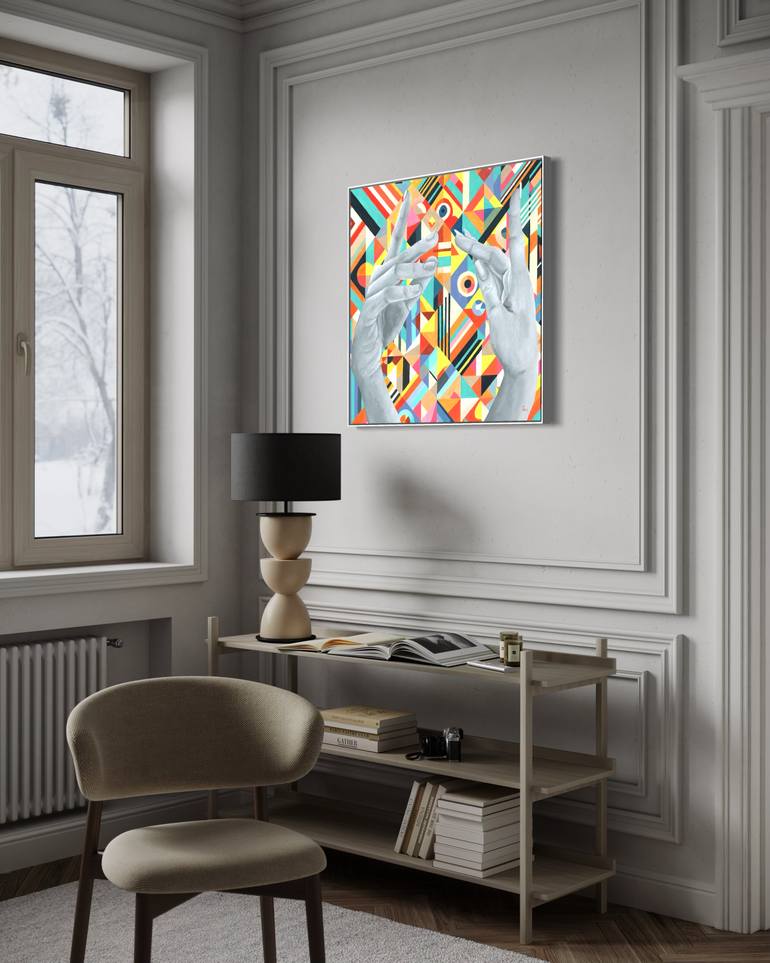 Original Algorithmic Body Painting by Margarita Stepanova