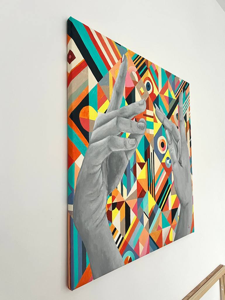 Original Algorithmic Body Painting by Margarita Stepanova