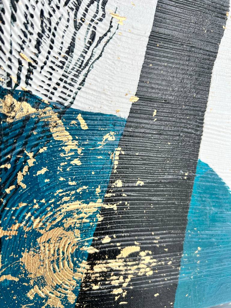 Original Black & White Body Painting by Margarita Stepanova