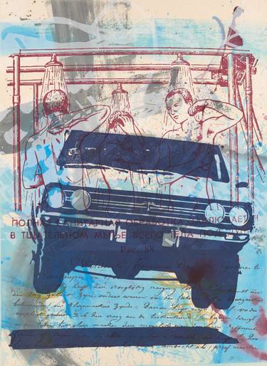 Original Pop Art Car Paintings by Donny Glider