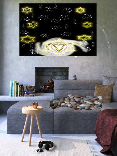 Print of Outer Space Digital by Francesca Manca