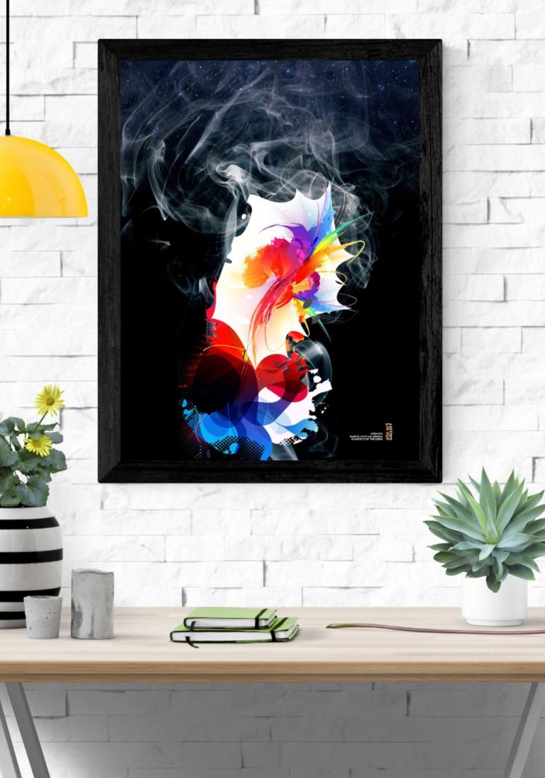 Original Abstract Painting by Gulhanim Turan