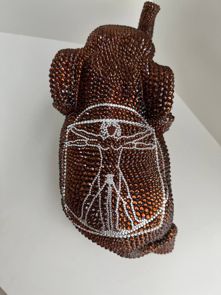 Original Art Deco Animal Sculpture by Olesya Zueva