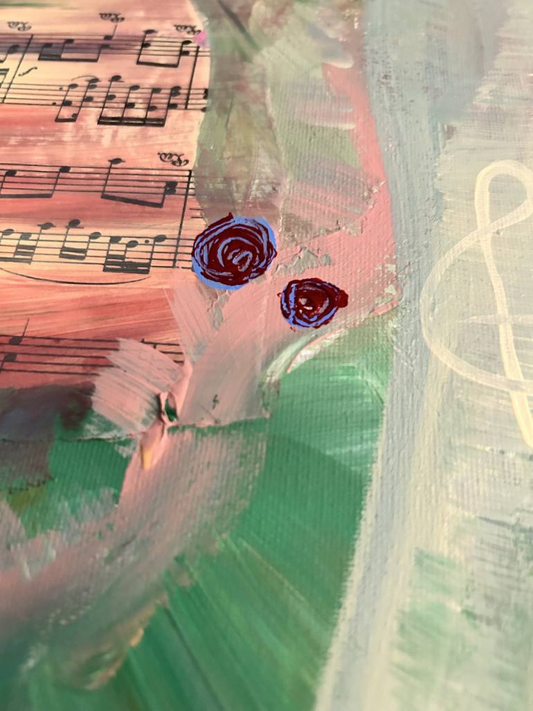 Original Abstract Music Painting by LaDuska York