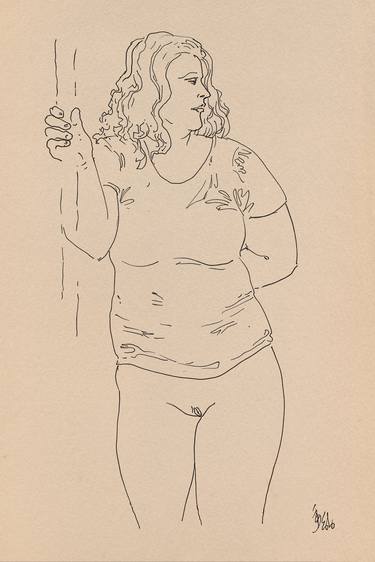 Original Women Drawings by Edwing Solorzano