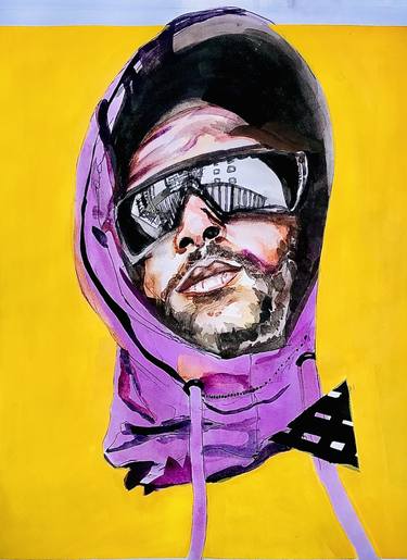 Original Pop Art People Paintings by Tolan Harris