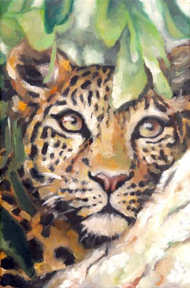 Jungle Tiger Original &Print unique oil painting Regina Diar thumb