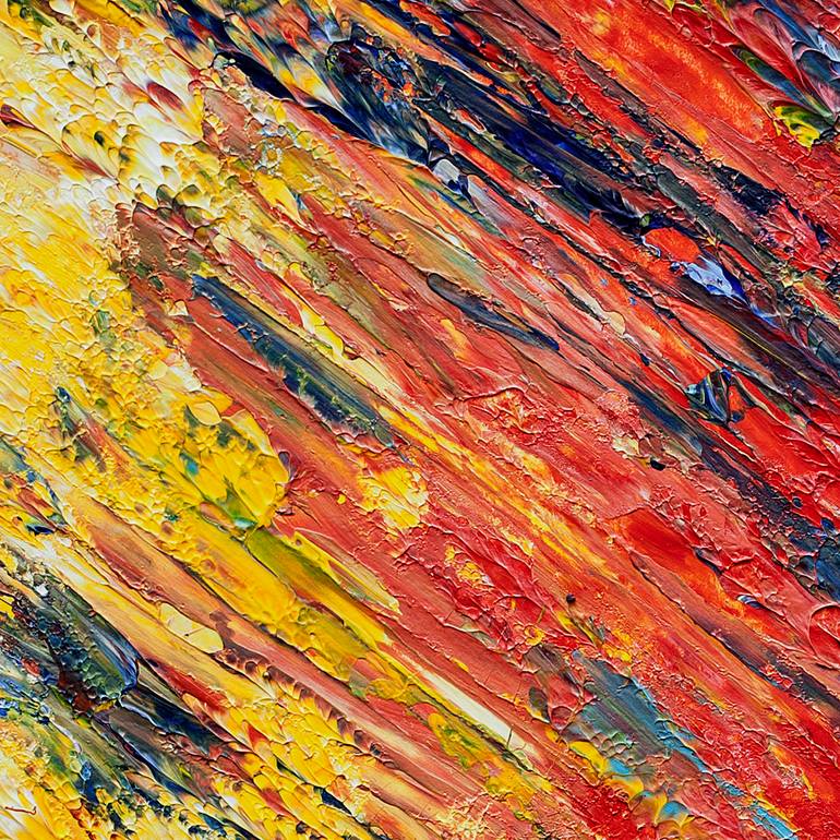 Original Abstract Expressionism Abstract Painting by Marina Papaspirou