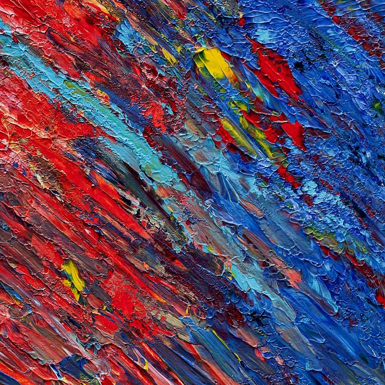 Original Abstract Expressionism Abstract Painting by Marina Papaspirou