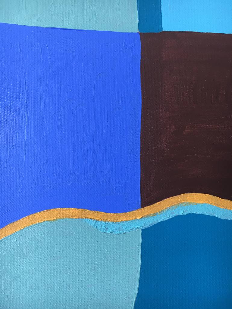 Original Art Deco Abstract Painting by Artist Cami