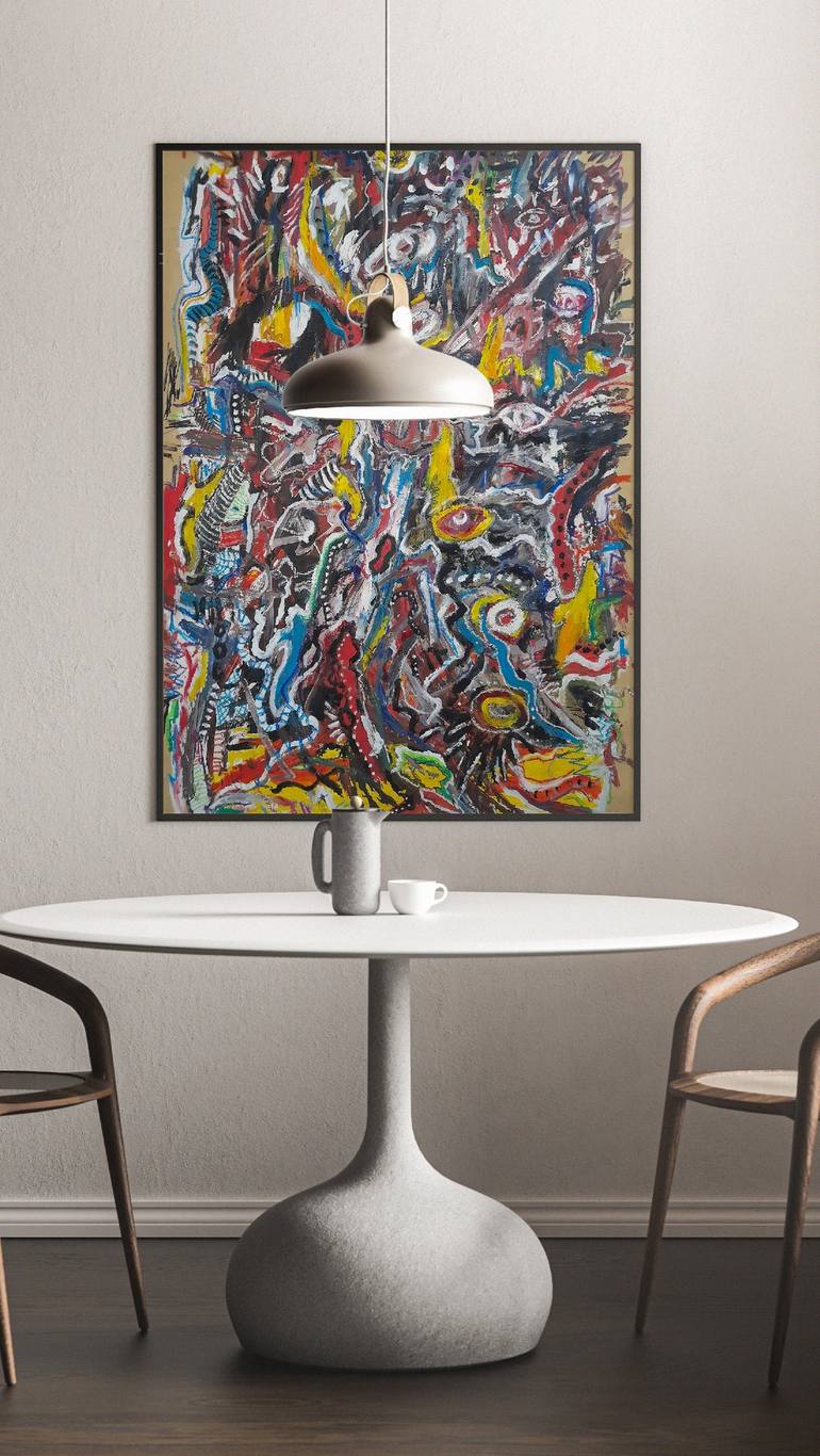 Original Abstract Painting by Sandro Lopes