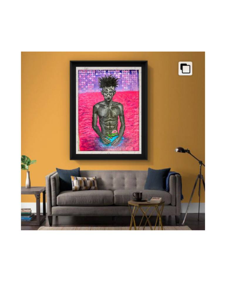 Original Abstract Expressionism Abstract Painting by Sandro Lopes