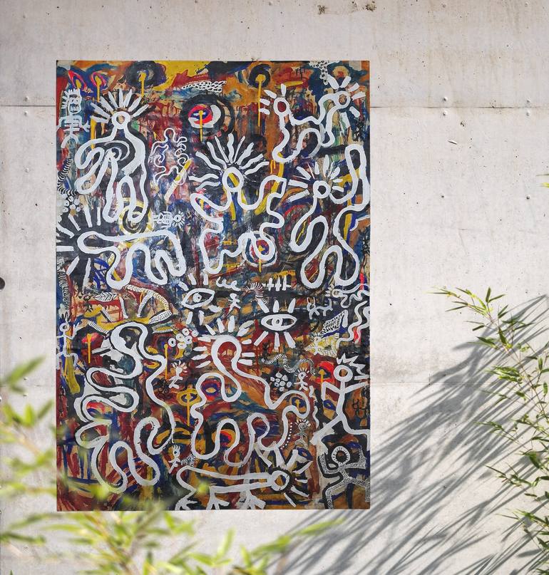 Original Abstract Painting by Sandro Lopes