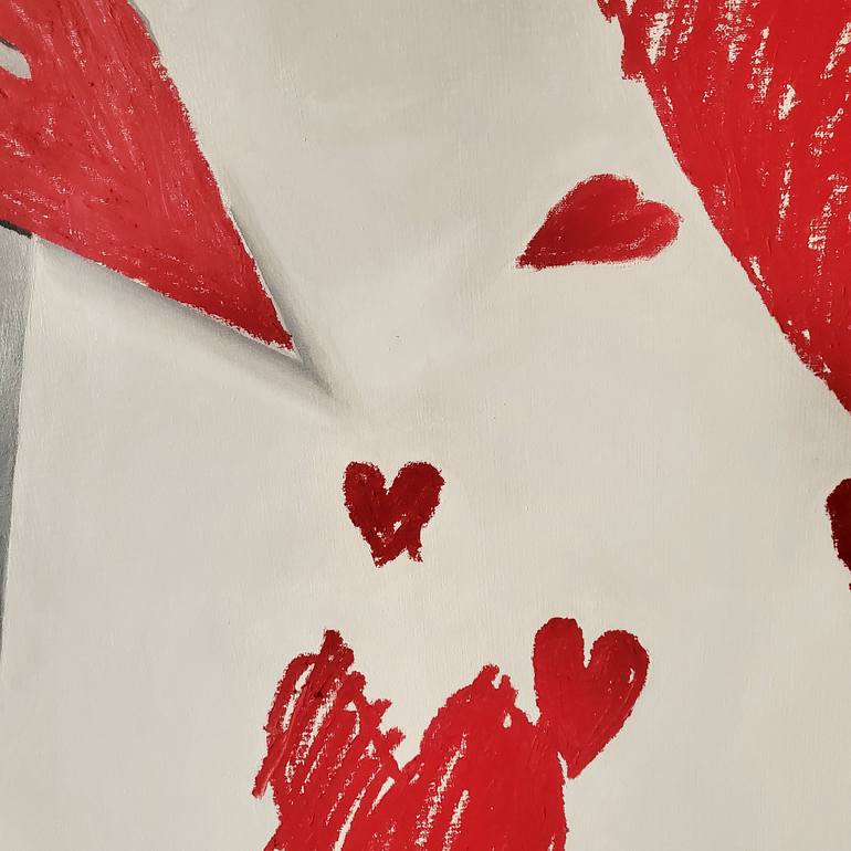 Original Conceptual Love Painting by María Blanco