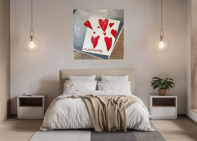 Original Conceptual Love Painting by María Blanco