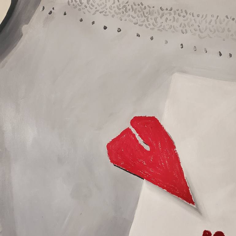 Original Conceptual Love Painting by María Blanco