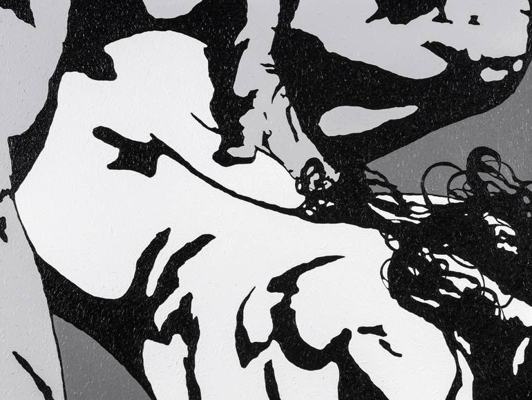 Print of Expressionism Erotic Paintings by Adam Cio