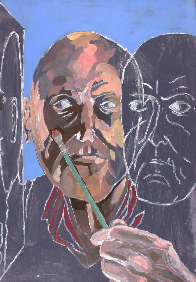 Original Conceptual People Paintings by John Sillince