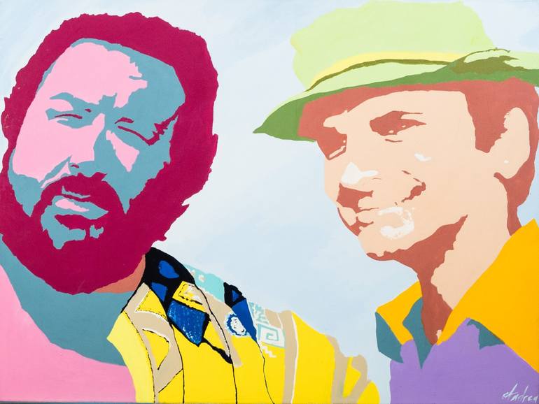 Pop Art-Bud Spencer & Terence Hill