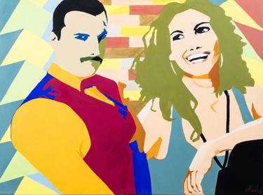 Pop Art - Freddie Mercury & Julia Roberts thumb