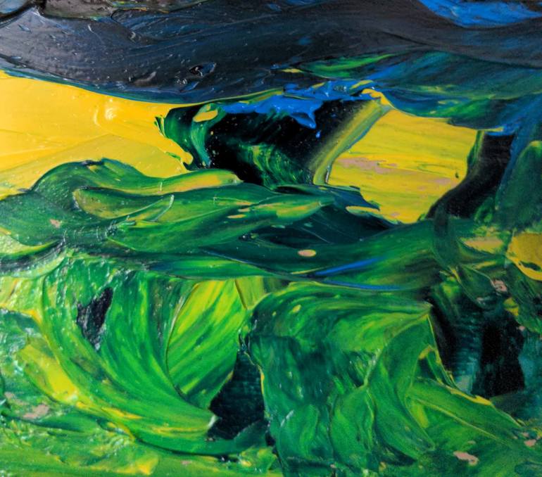 Original Abstract Expressionism Landscape Painting by Eric Bogais