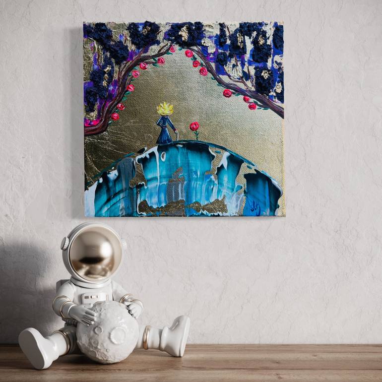 Original Surrealism Fantasy Painting by Alla Babushkina