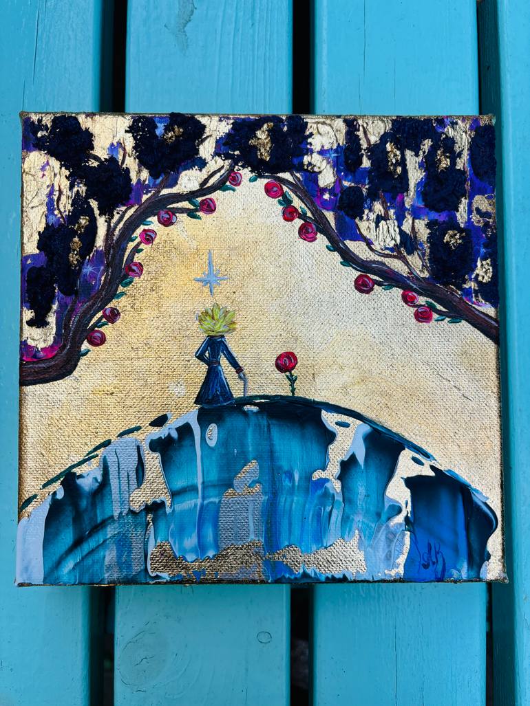 Original Surrealism Fantasy Painting by Alla Babushkina