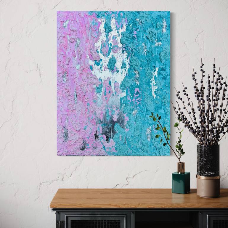 Original Abstract Expressionism Abstract Painting by Alla Babushkina