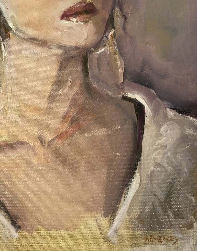 Original Figurative Portrait Painting by Géraldine Moralès