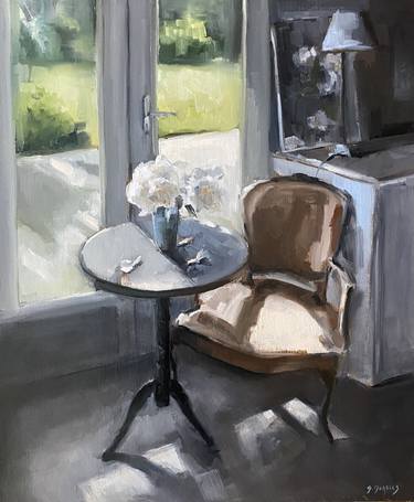 Original Interiors Paintings by Géraldine Moralès