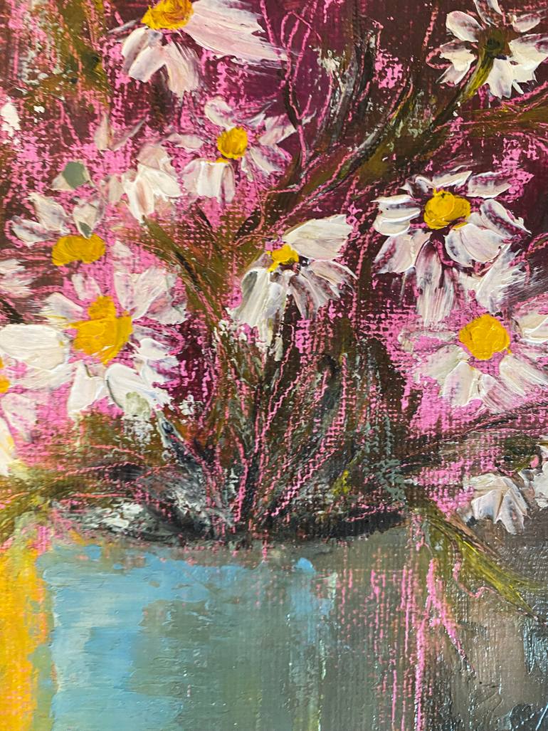 Original Figurative Floral Painting by Geraldine Morales