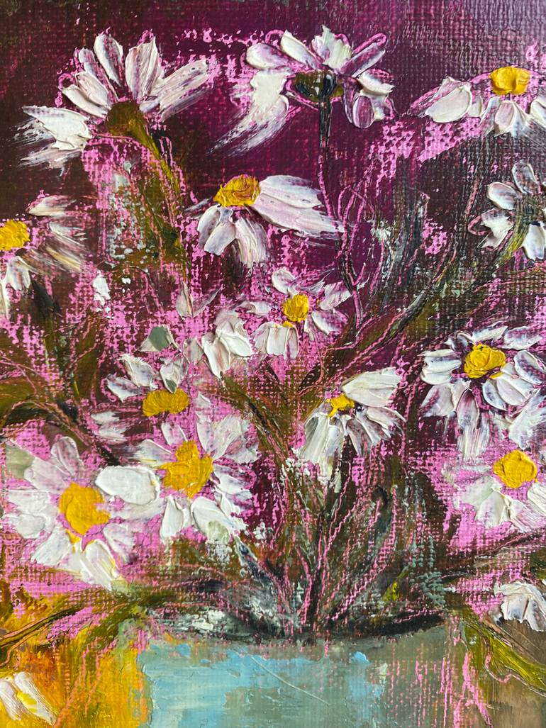 Original Figurative Floral Painting by Geraldine Morales