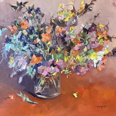 Original Floral Paintings by Géraldine Moralès